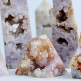 Beautiful Pink Amethyst Druzy Tower/Point