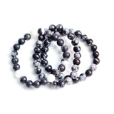 Snowflake Obsidian Bracelet